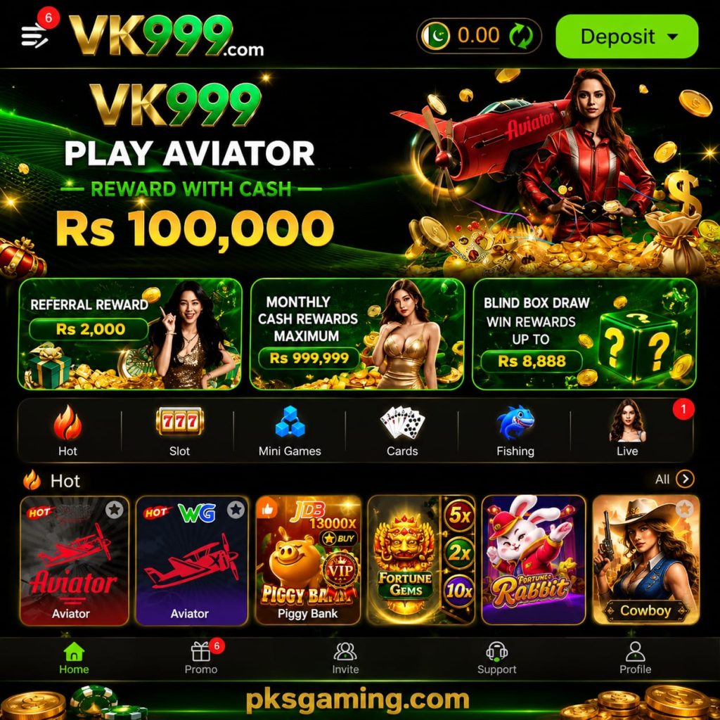 VK999 safety guide showing online gaming features, rewards, game categories, and security information.
