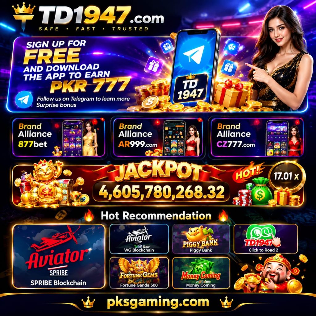 TD1947 online gaming platform featuring games, rewards, and user-friendly interface