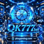 QK777 gaming platform safety guide showing features, games, rewards, account security, and user tips.